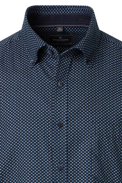 Freizeithemd Langarm Print Comfort Fit