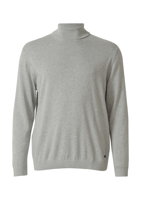 Rollkragenpullover aus reiner Baumwolle