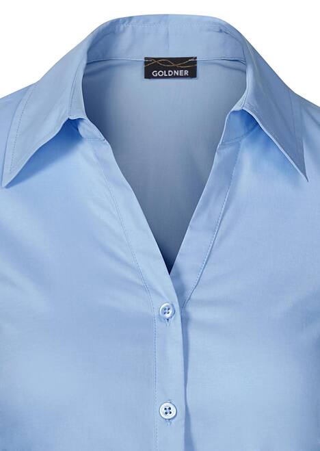 Stretchbequeme Bluse mit Baumwolle