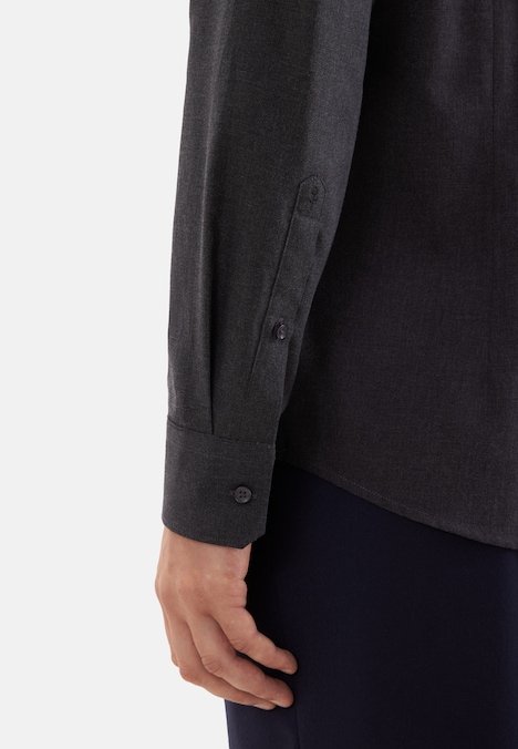Herren Flanellhemd - Uni