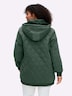 Steppjacke Blousonjacke mit Wellensteppung, warm wattiert Langarm Stehkragen