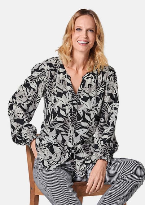 Tunika-Druckbluse
