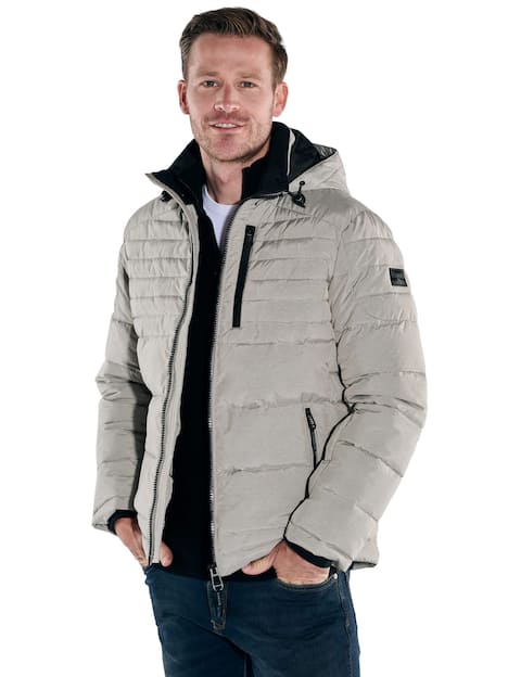 Jacke mit abnehmbarer Kapuze