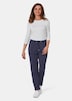 GOLDNER Broek Comfortabele slinky broek met elastische tailleband