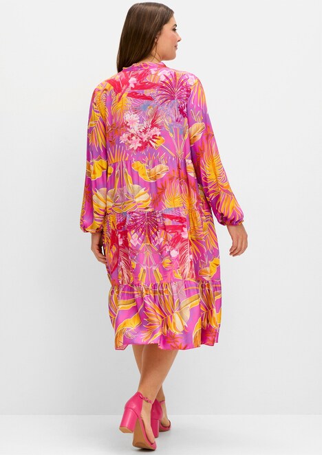 Kleid Langarm Sonstiges Muster