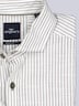 Herren Hemd gemustert , Braunbeige