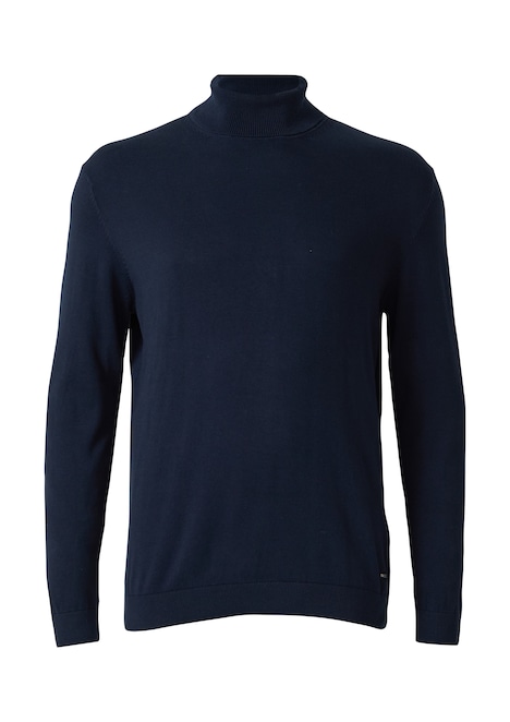 Rollkragenpullover aus reiner Baumwolle