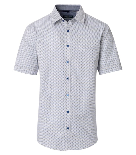 Freizeithemd Kurzarm Print Comfort Fit