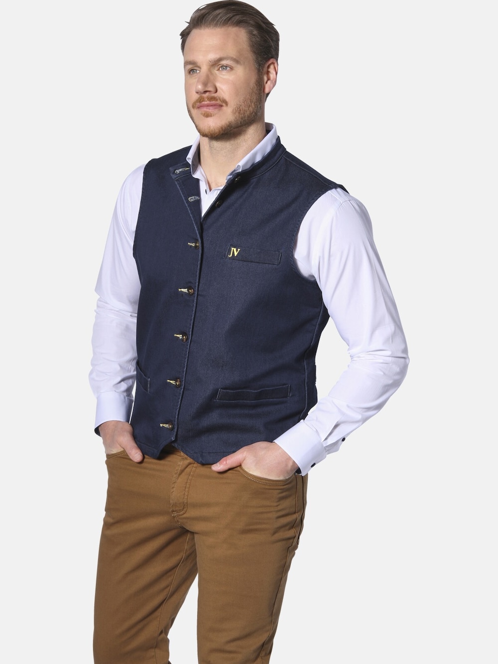 Jan Vanderstorm Jeansweste HILDEVIN