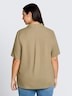Loose Fit Bluse mit Leinenanteil