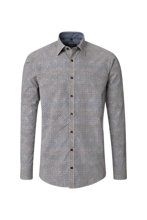 Freizeithemd Langarm Print Casual Fit
