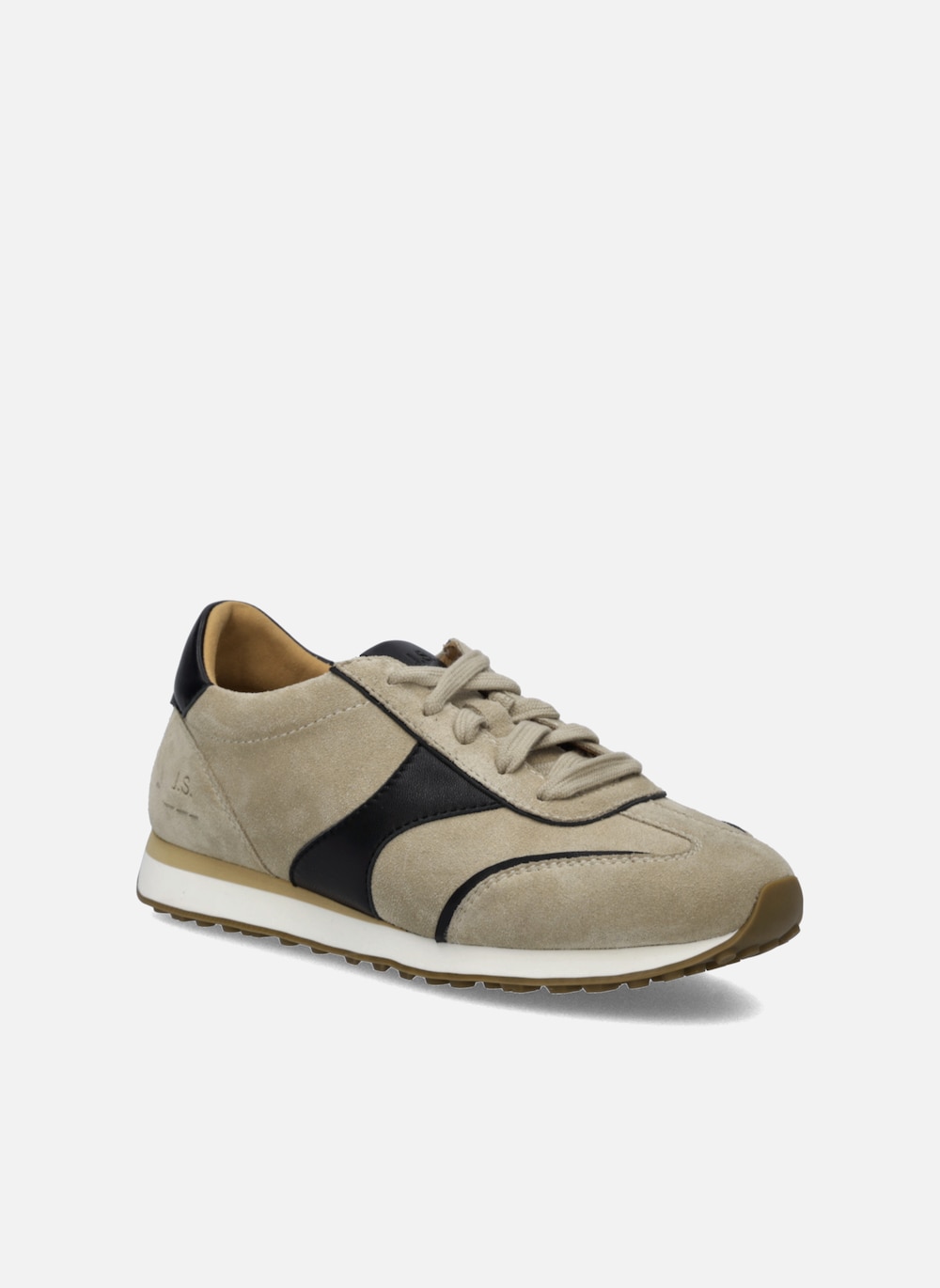 Damen Sneaker Miley 01, beige-schwarz