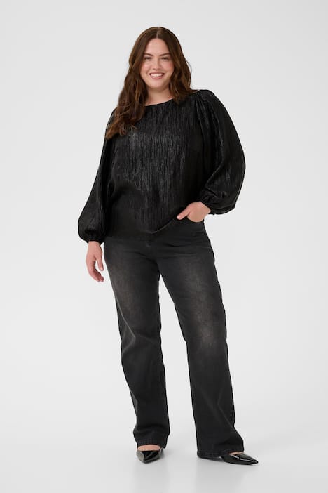 Langarm-Bluse Regular fit
