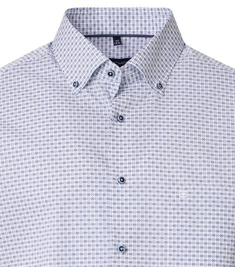 Businesshemd Kurzarm Print Modern Fit