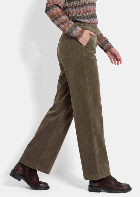 Cordhose VERA mit weitem Bein