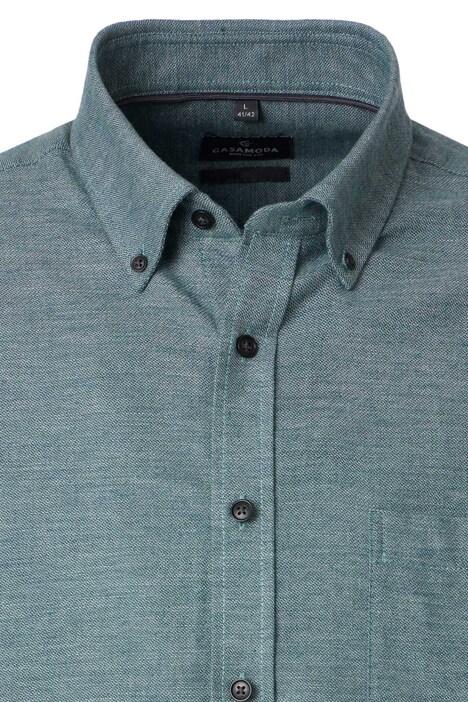 Freizeithemd Langarm uni Casual Fit