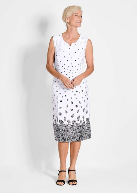 Etuikleid mit Blumenprint, Jersey