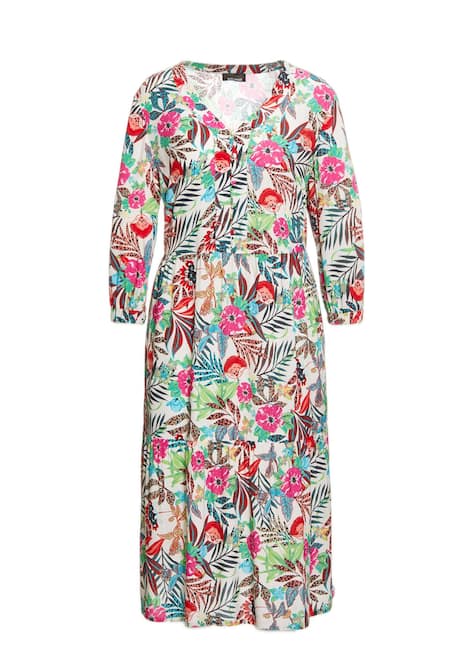 GOLDNER Jurk met print Gedessineerde jurk van soepel materiaal