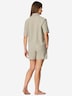 Schiesser Damen Pyjama Selected Premium oliv