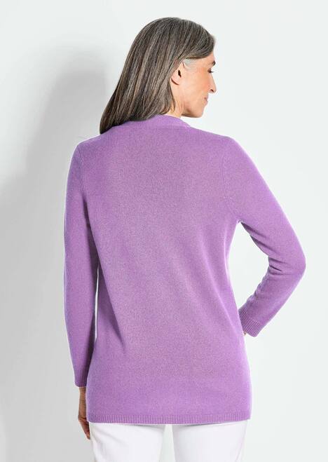 Langarm Feinstrick-Cardigan