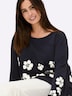 Sweatshirt Langarm Ohne Kragen