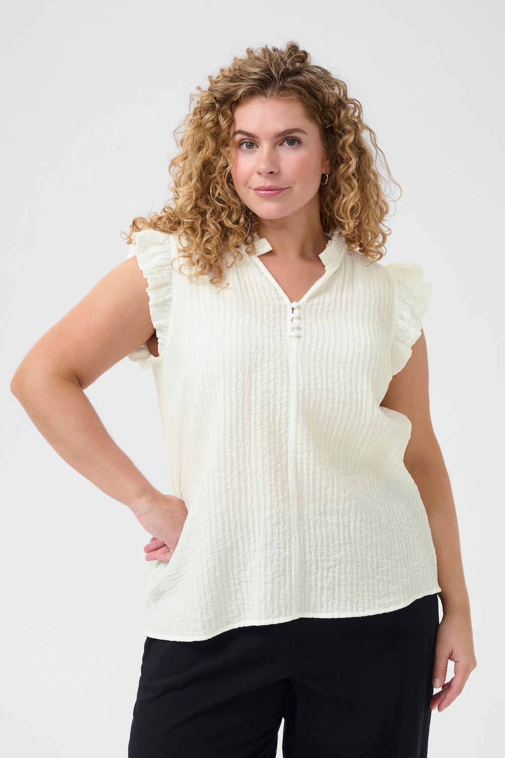 Ärmellose Bluse Regular fit