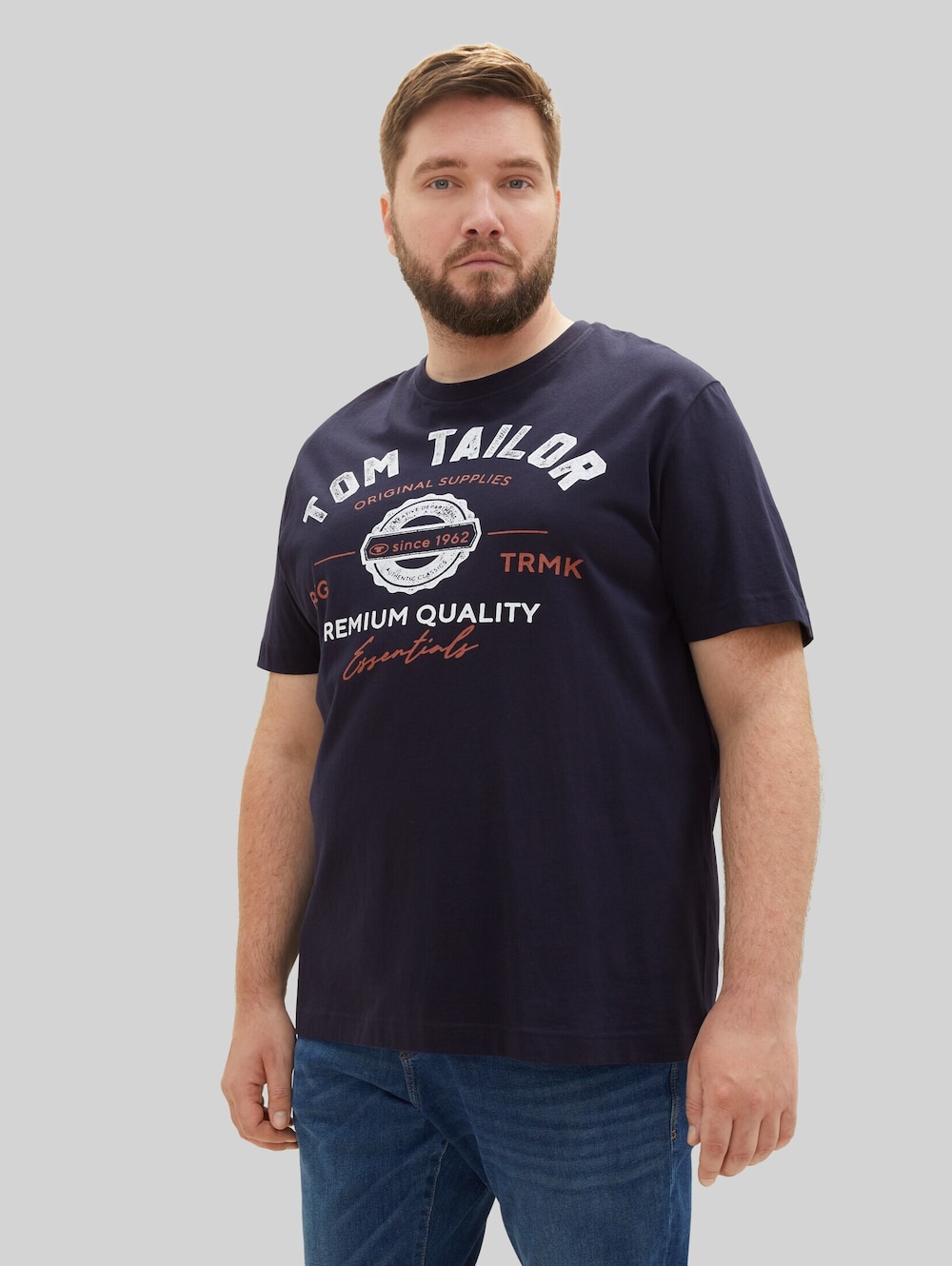 T-Shirt mit Logo Print