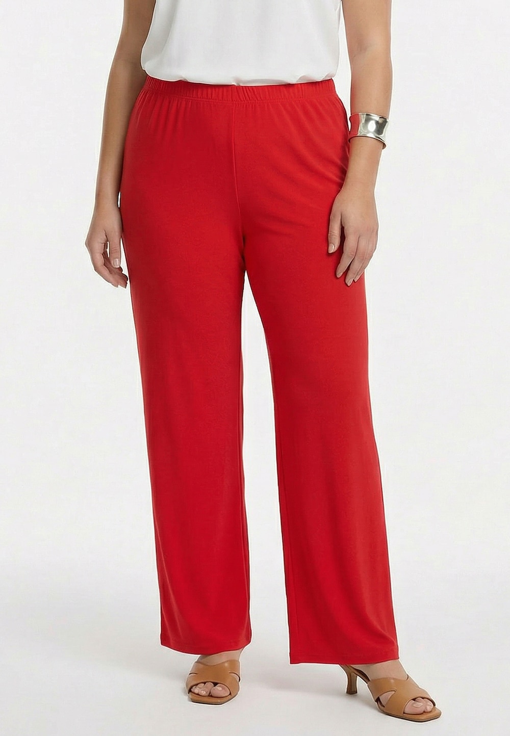 Broek met een elastieken tailleband