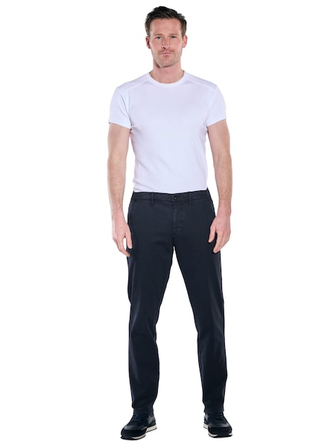 Herren Chino straight , Marineblau