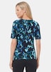 Viskoseshirt mit künstlerischem Print