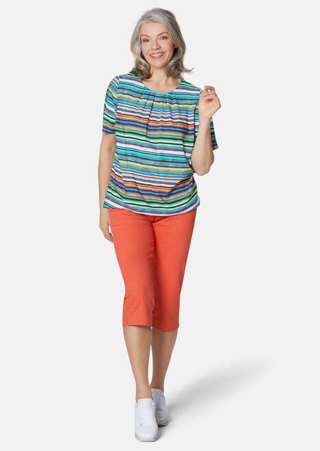 GOLDNER Blouse met print Kleurrijk gedessineerde blouse met mooie details