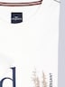 Herren Print T-Shirt , Reinweiss