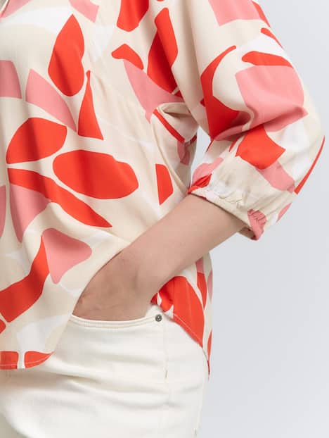 Bluse mit Muster