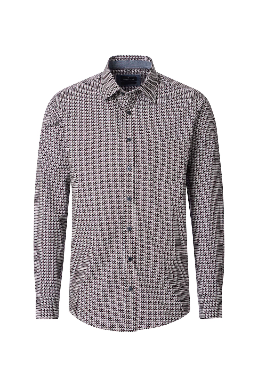 Freizeithemd Langarm Print Casual Fit