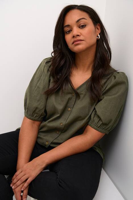 Kurzarm-Bluse Regular fit