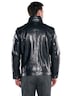 engbers Herren Lederjacke mit herautrennbarem Inlet , Schwarz