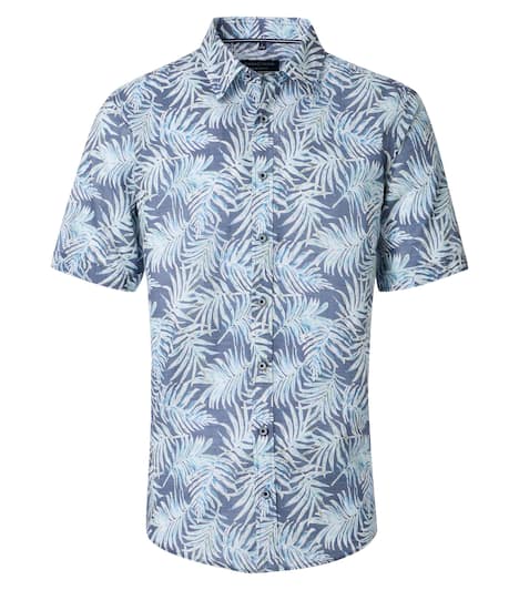 Freizeithemd Kurzarm Print Comfort Fit
