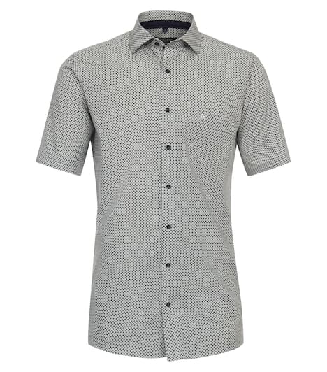 Businesshemd Kurzarm Print Comfort Fit