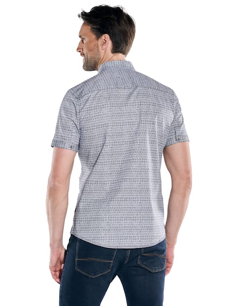 engbers Herren Kurzarm-Hemd regular , Marineblau