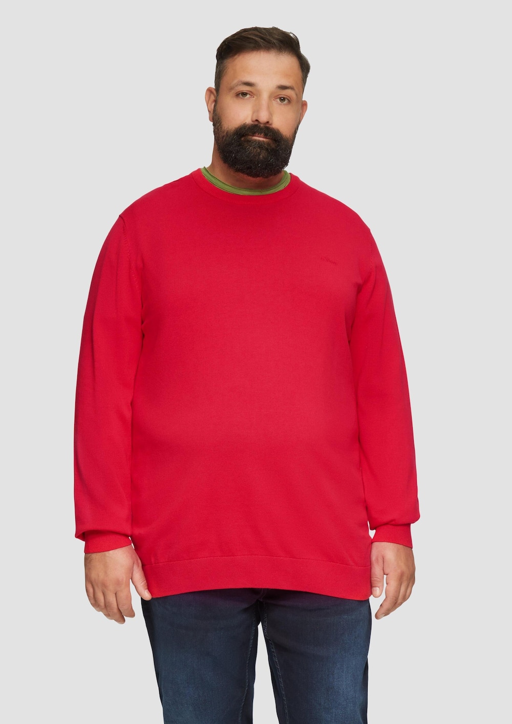 Strickpullover mit Crewneck
