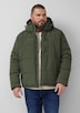 Wasserabweisende Pufferjacke mit abnehmbarer Kapuze
