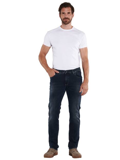 engbers Herren Jeans slim fit , Saphirblau