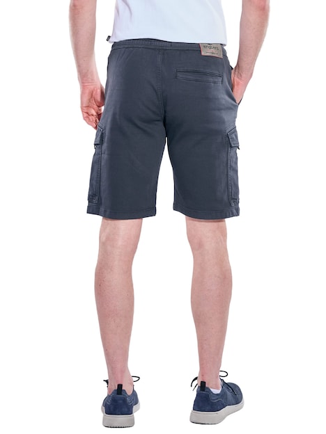 Herren Cargo-Bermuda mit Tunnelzug , Saphirblau