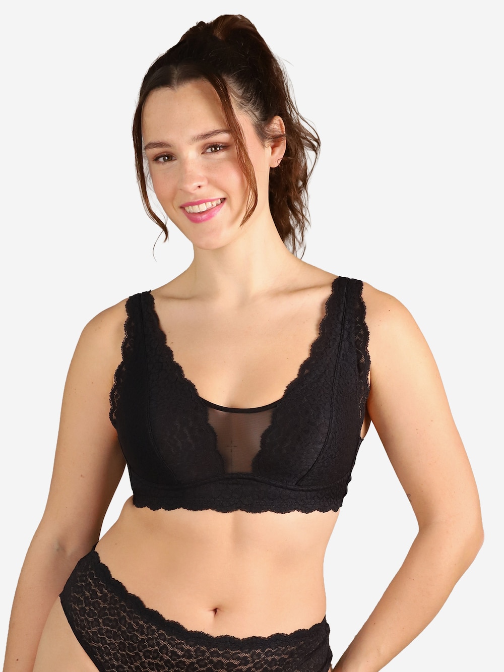 Bralette ELVA Bralettes bügellose BHs,Spitzen-BHs