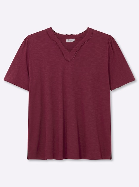 Halbarmshirt Kurzarm Ohne Kragen
