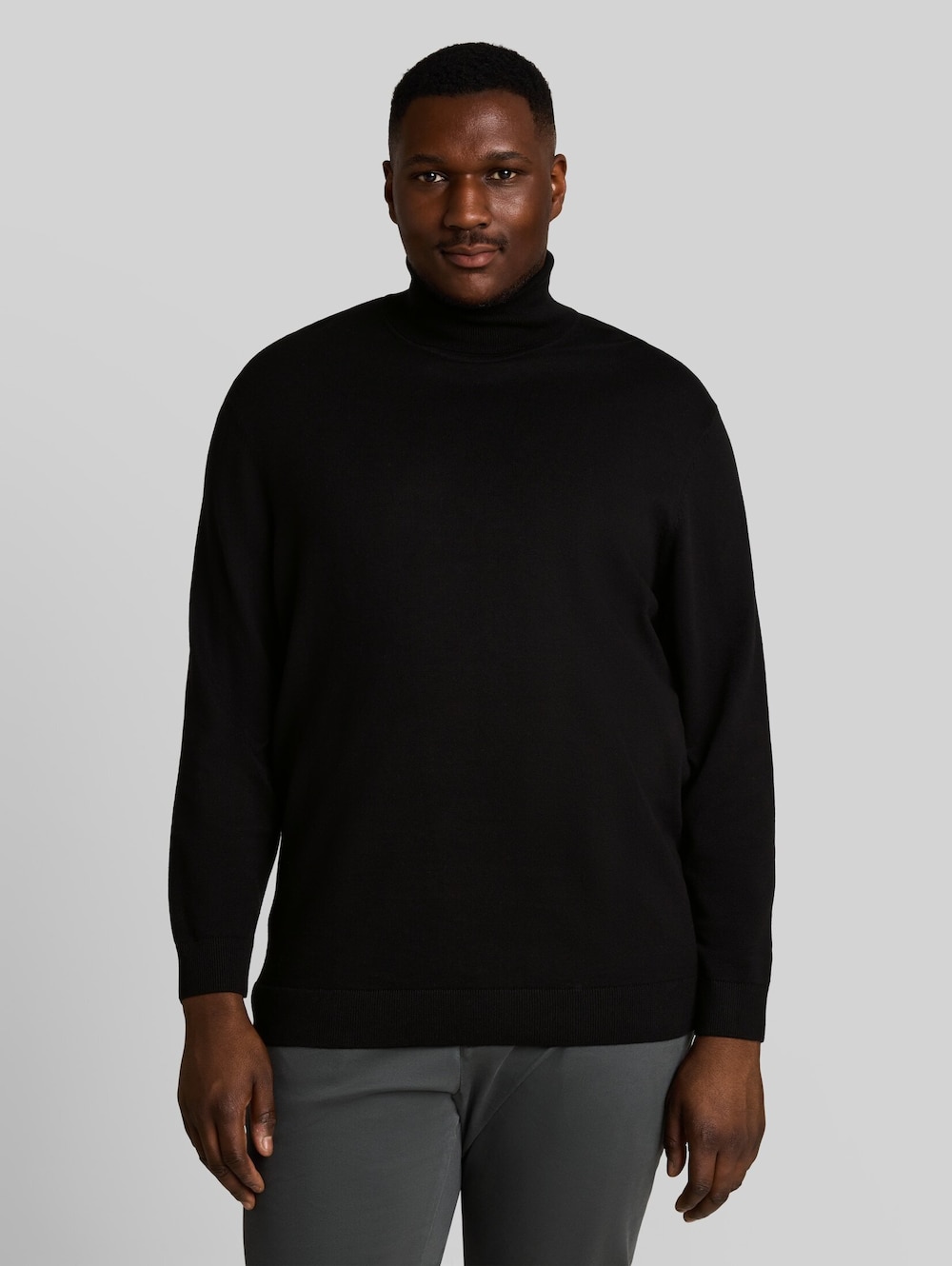 Rollkragenpullover aus Baumwolle