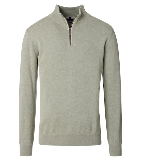 Troyer uni Basic Knitwear