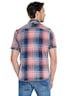 Herren Kurzarm-Overshirt mit Vintage-Effekt , Hellorange
