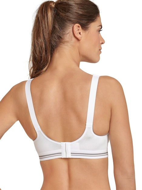 Schiesser Damen Sport-BH High Impact - weiss