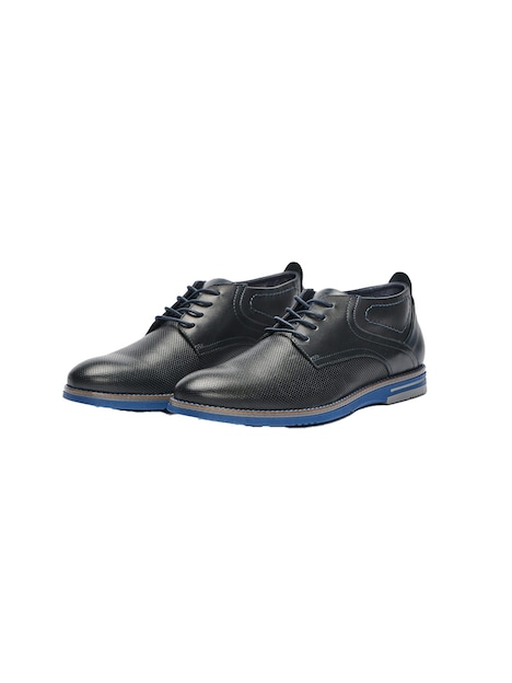 Herren Halbschuh aus Leder , Saphirblau
